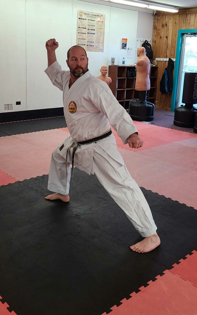 Seth foster in Karate Pose